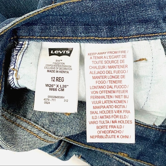 LEVI'S 514 Slim Straight denim jeans - Picture 7 of 7